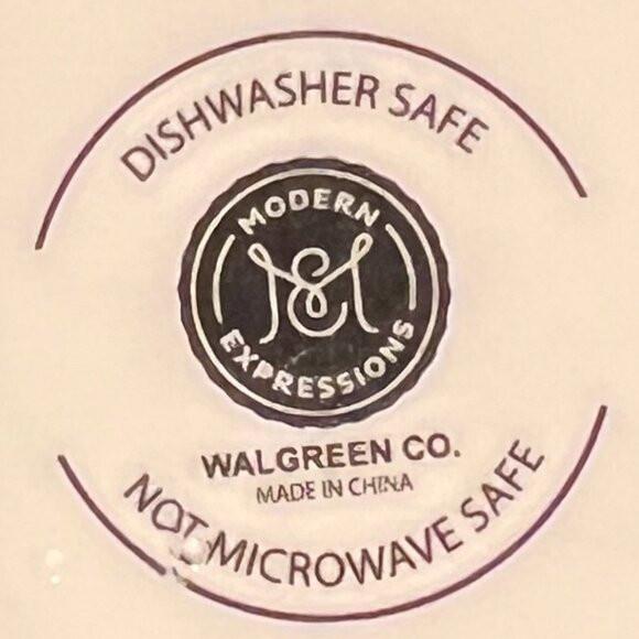 Stylish Letter “K” Initial or Monogram Floral Ceramic Mug by Modern Expressions - Picture 7 of 7